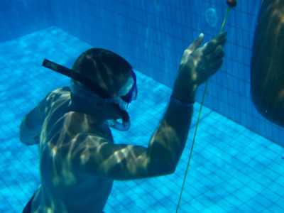 Esercitazione in piscina